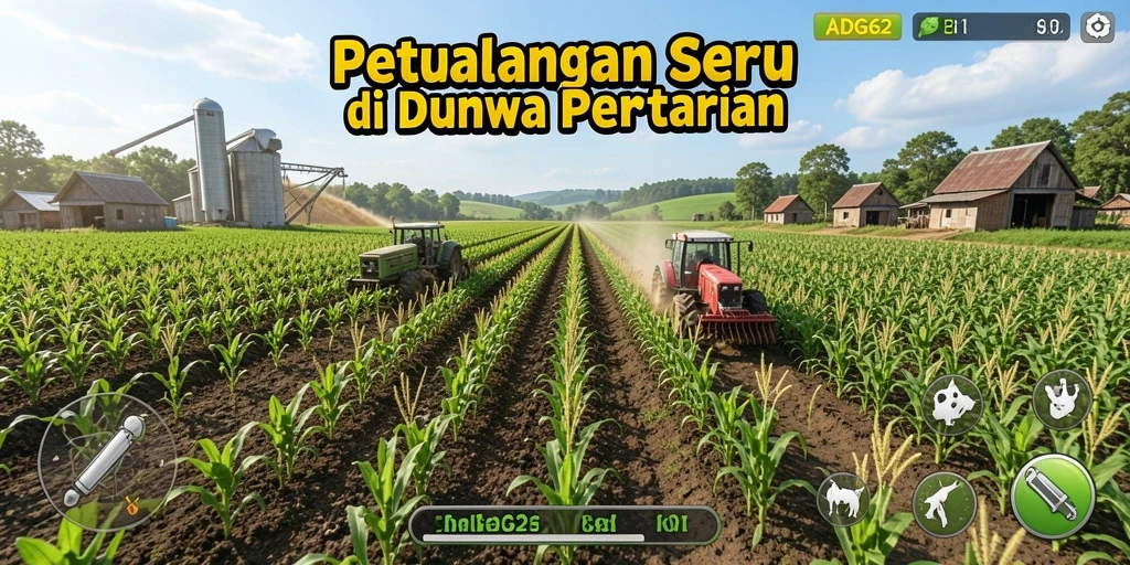 Gameplay seru di dunia pertanian ADG62.