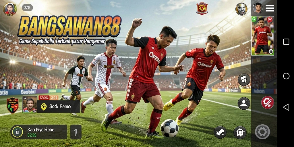 Tampilan menarik dari gameplay BANGSAWAN88 dengan aksi seru di lapangan.