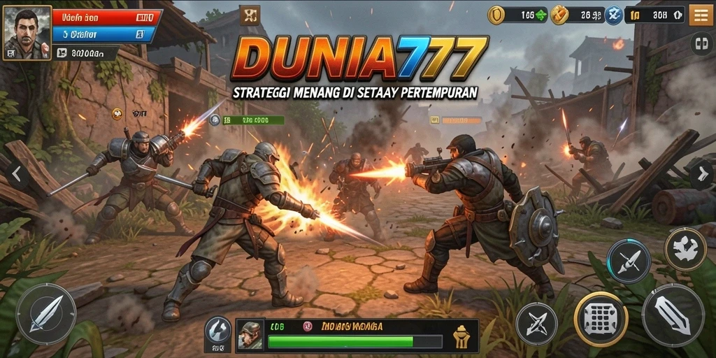 Gameplay strategis yang menegangkan di DUNIA77.