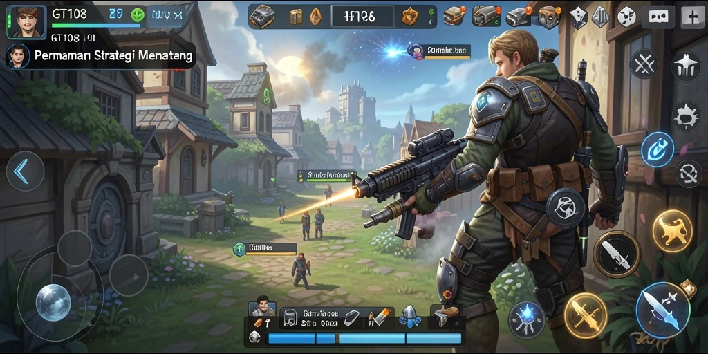 Tampilan gameplay GT108 yang mendebarkan dan penuh strategi.