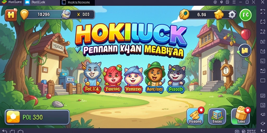 Tampilan gameplay HOKILUCK yang menarik dan interaktif.