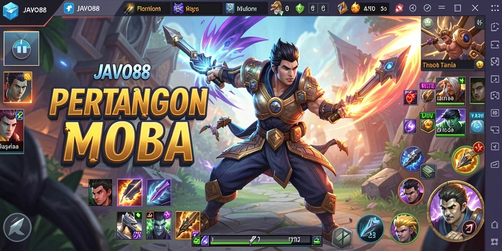 Tangkapan layar aksi gameplay seru di JAVO88.