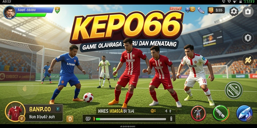 Tampilan gameplay <strong>KEPO66</strong> yang menegangkan dengan aksi olahraga seru.