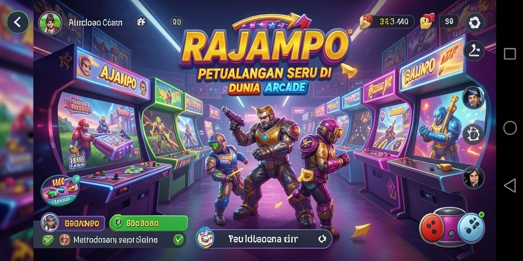Tampilan menarik dalam gameplay RAJAMPO yang penuh aksi.
