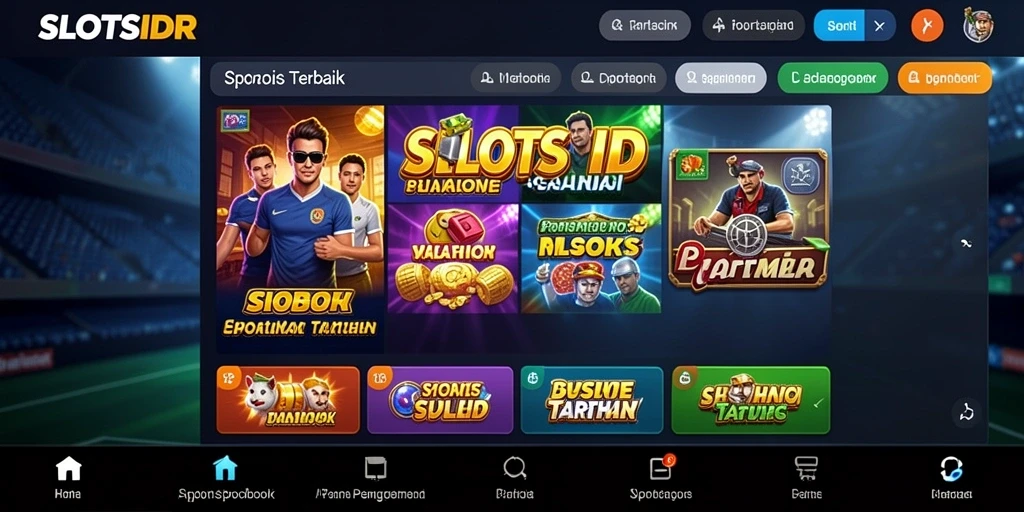 Tampilan gameplay Sportsbook yang menarik dan interaktif.