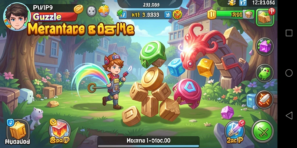 Tampilan gameplay <strong>SVIP9</strong> yang penuh warna dan menantang.