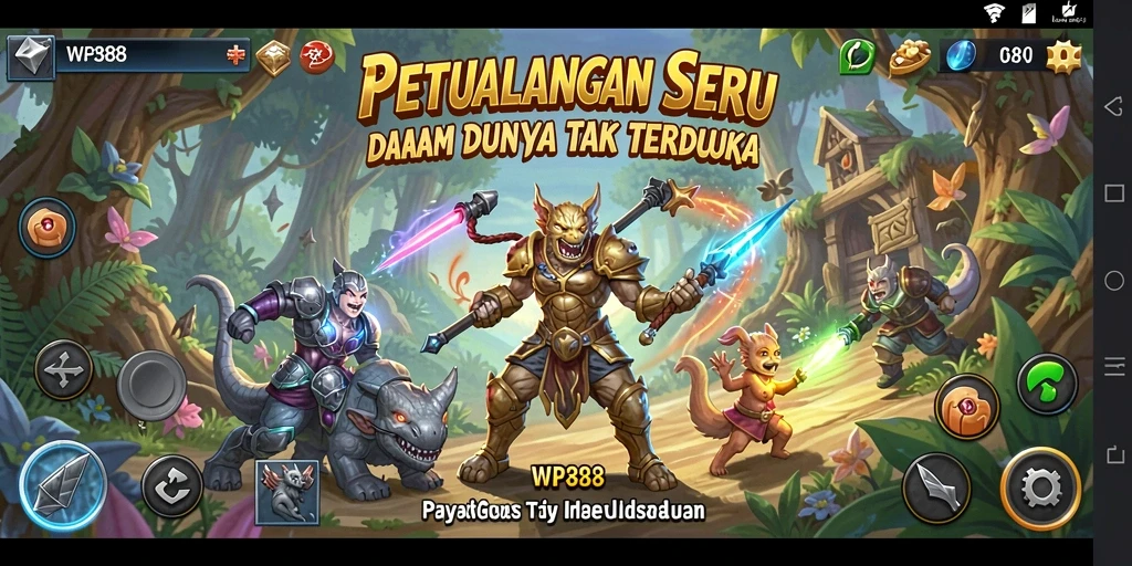 Tampilkan gameplay WP888 yang penuh petualangan dan tantangan seru.